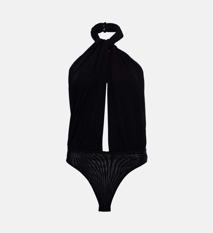 Ronny Kobo Halter Neck Sleeveless Bodysuit, Packshot View