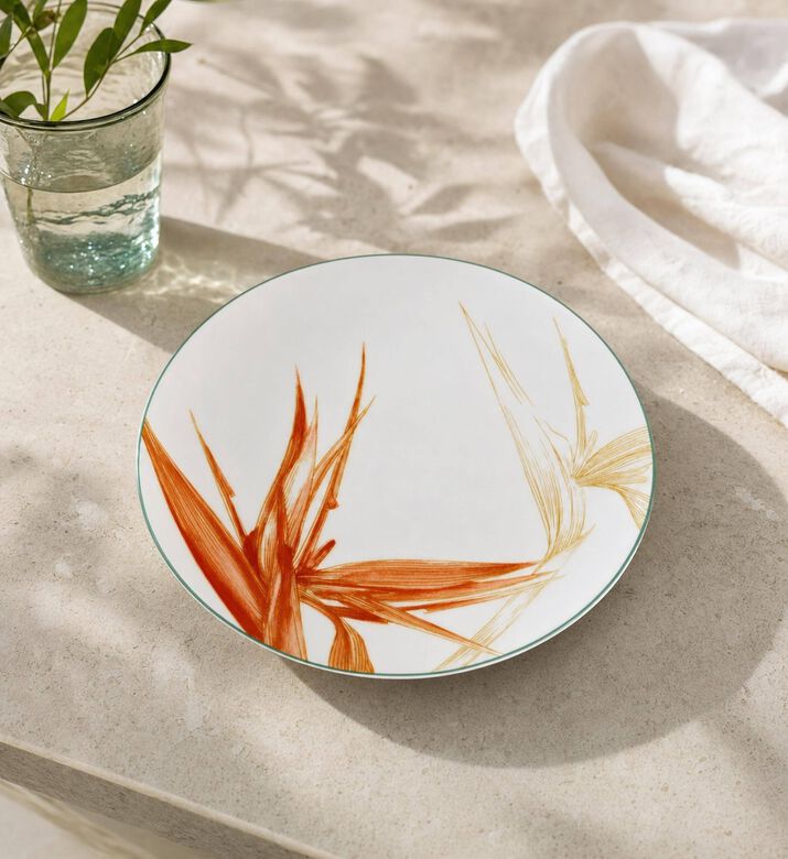 Vista Alegre Fiji Floral Round Dessert Plate, Model View