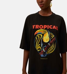 Tropical Graphic-print Oversized T-shirt Tropical Graphic-print Oversized T-shirt