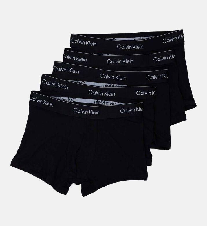 Calvin Klein Casual Logo-print 5-pack Trunks, Packshot View