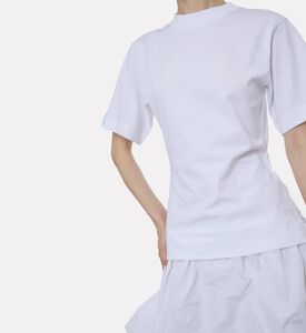 Patou Faille Balloon Hem Mini Dress, Model View