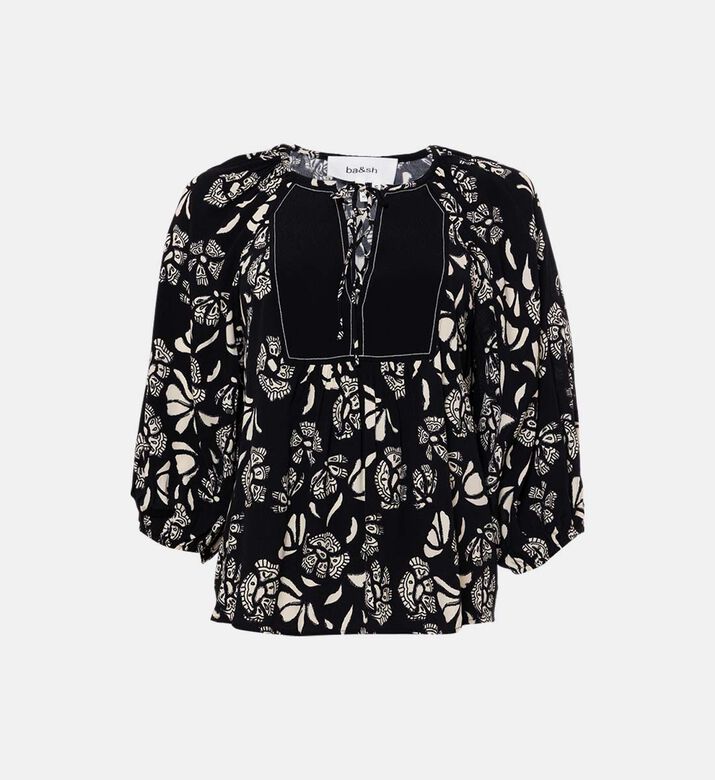 Aura Printed Loose-fit Blouse