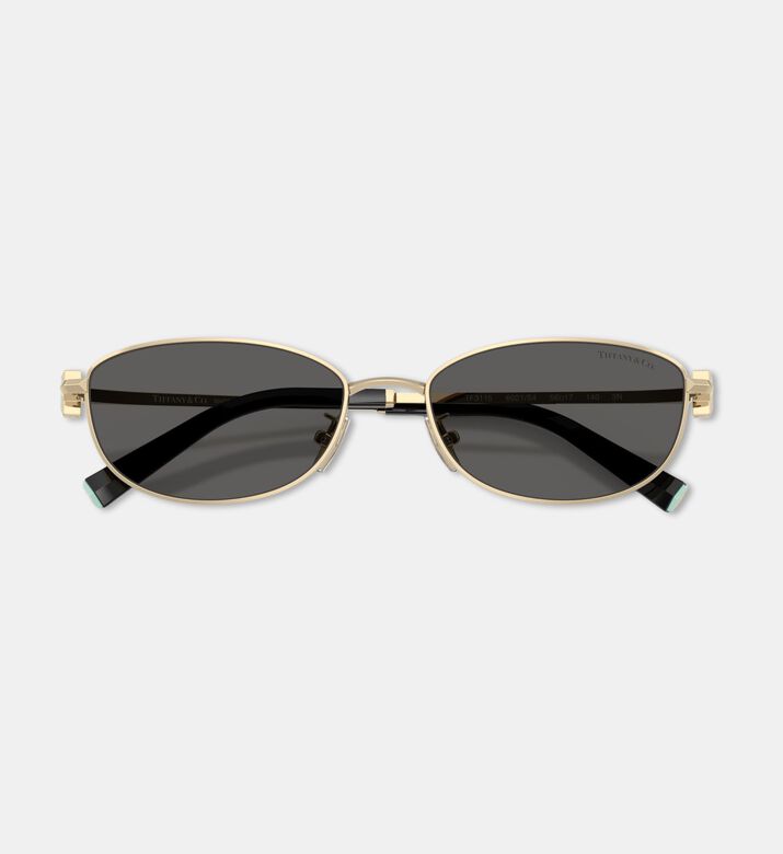 Tiffany & Co. Oval-shaped Metal Frame Sunglasses, Packshot View