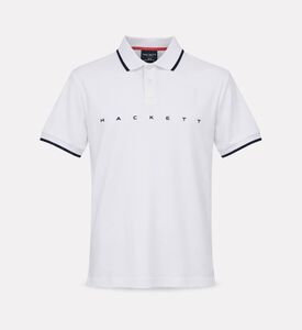 Hackett London Button Placket Regular-fit Polo, White, Xl, Packshot View