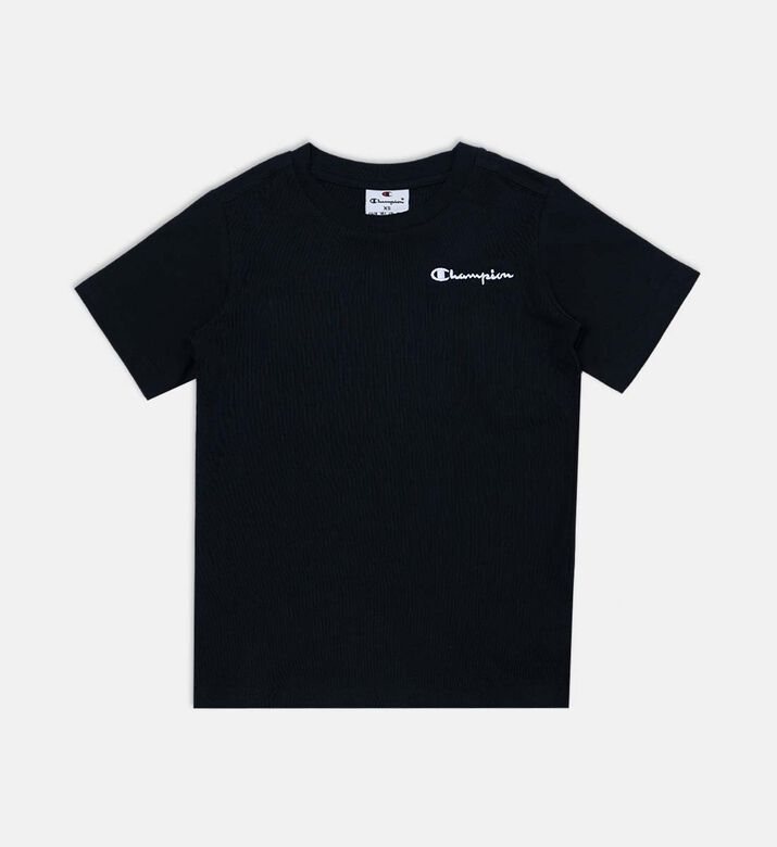 Champion Embroidered Logo-detail Short-sleeve T-shirt, Black, S, Packshot View
