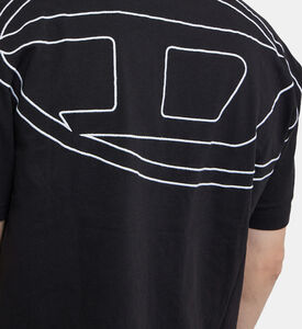 تيشيرت قطن بلوغو مطرز