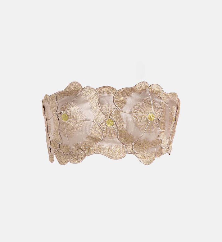 Meraki Floral Applique Corset Top