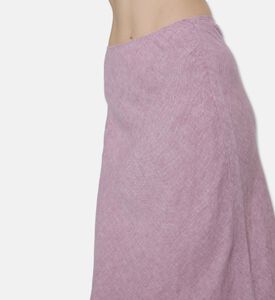 Samsoe Linen-blend Maxi Skirt, Model View