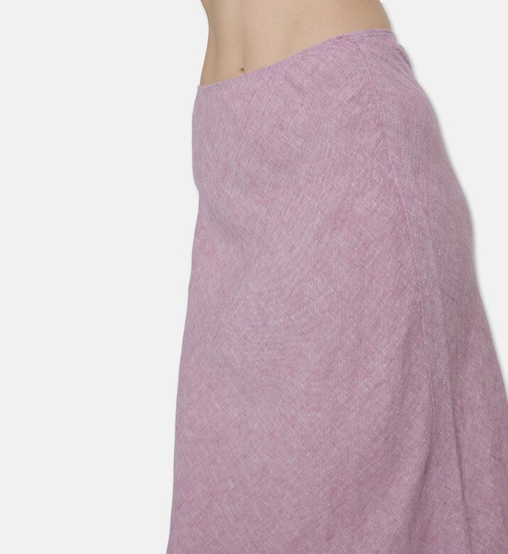 Samsoe Linen-blend Maxi Skirt, Model View