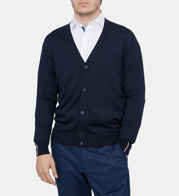 Buttoned Knit Cardigan