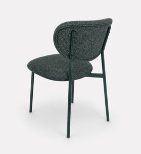 Home Deco and More Leo Padded Dining Chair, Green, Packshot View