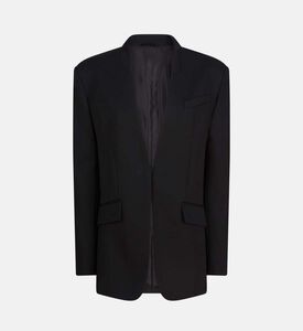 جاكيت بأكمام طويلة وجيوب بغطاء قلاب