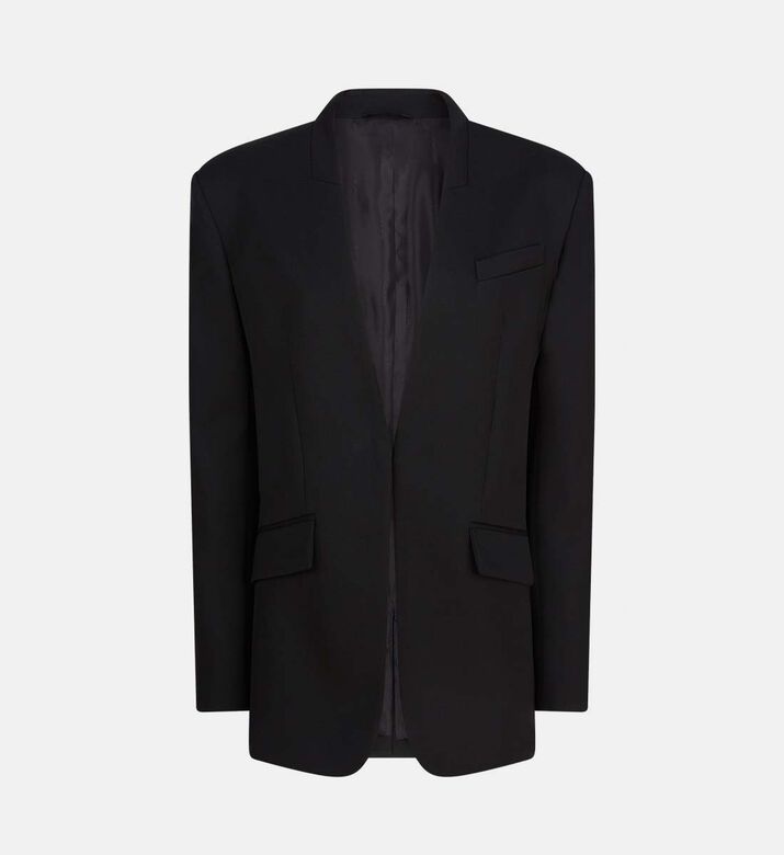 Flap Pockets Long-sleeve Jacket