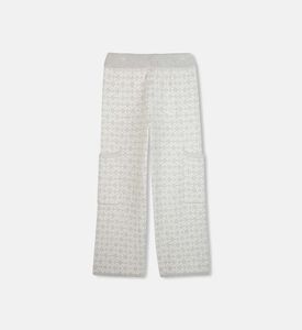 Jacquard Pattern Knitted Trousers