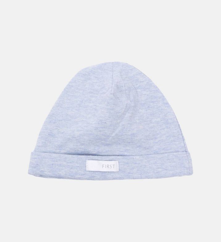 My First Collection Embroidered Crown Hat, Blue, Packshot View