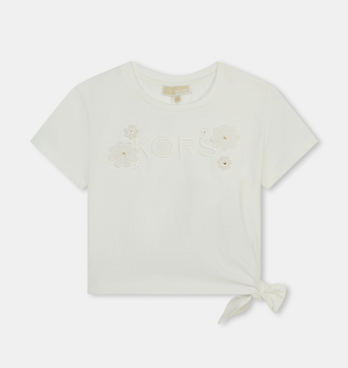 Cotton Lace Flower Inserts T-shirt