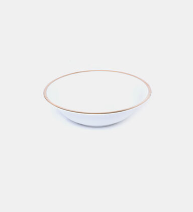 Gold-rimmed Porcelain Salad Bowl - 26 Cm