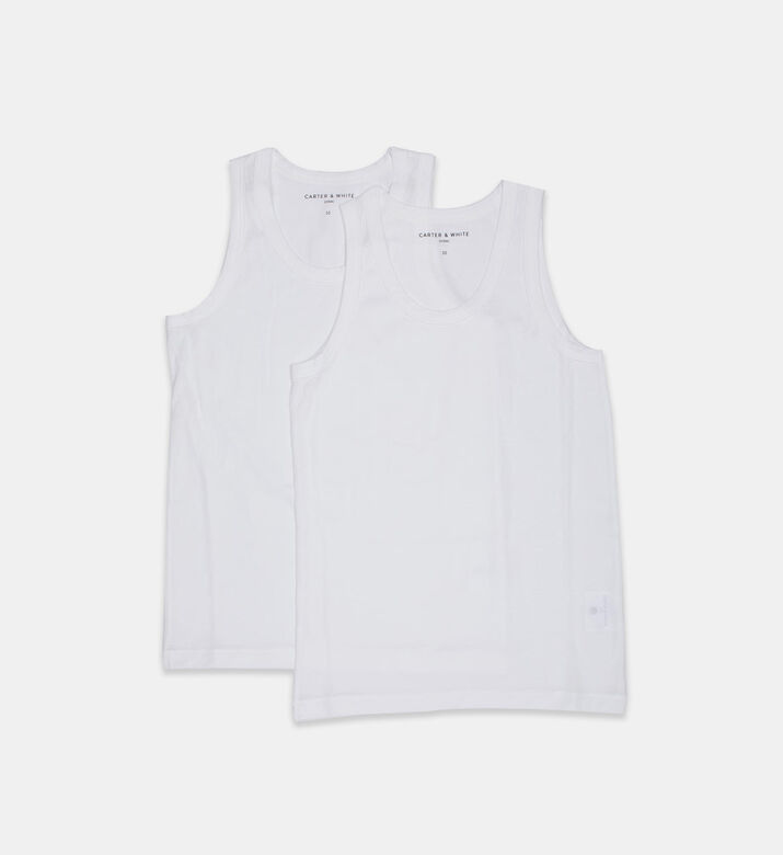 Kids Cotton Undershirt 2-piece Set