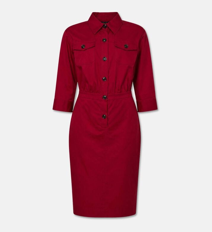 Luisa Spagnoli Button Closure Shirt Dress, Packshot View