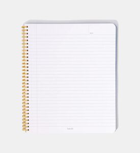 Hearts Grid Large Spiral Notebook