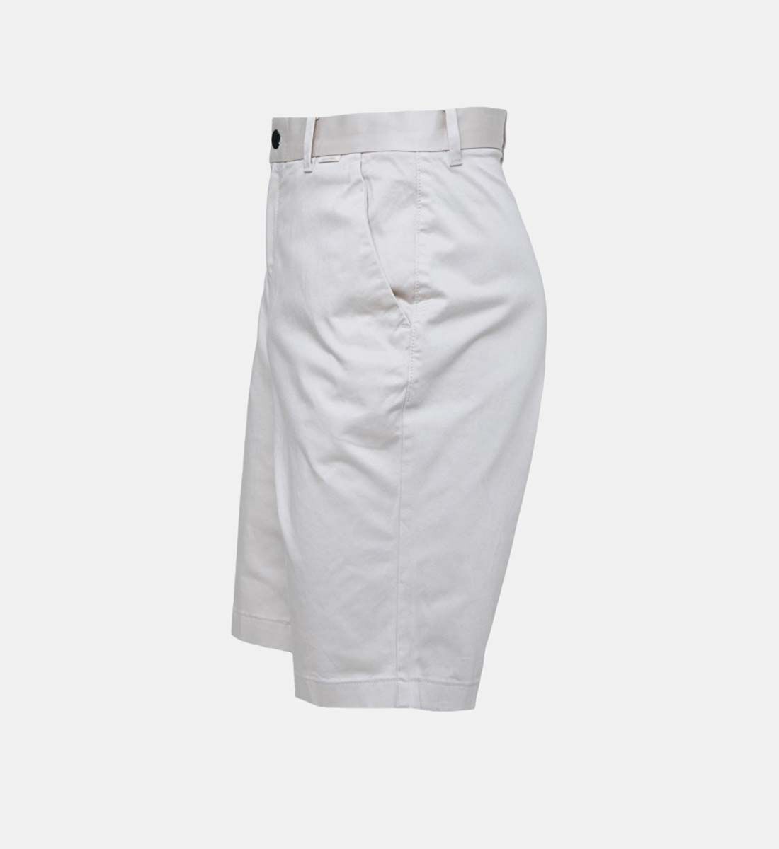 Cotton Satin Chino Shorts