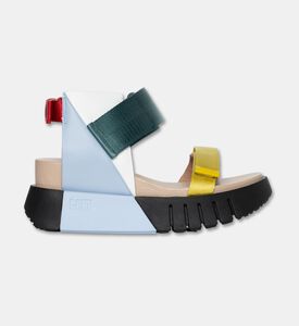 UN United Nude Cow Leather Wedge Heel Sandalssma, Light-blue, Eu-37, Packshot View