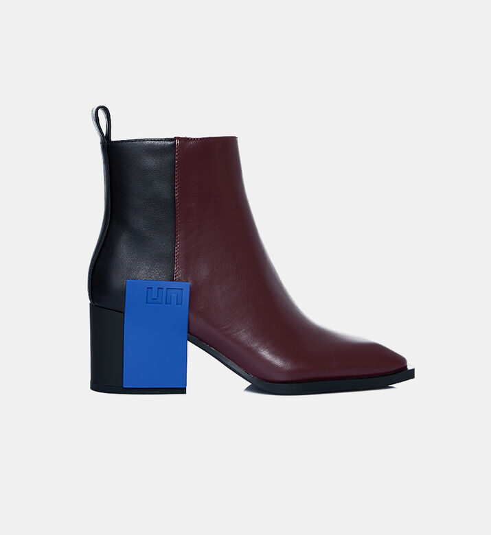 Two-tone Ankle Boots