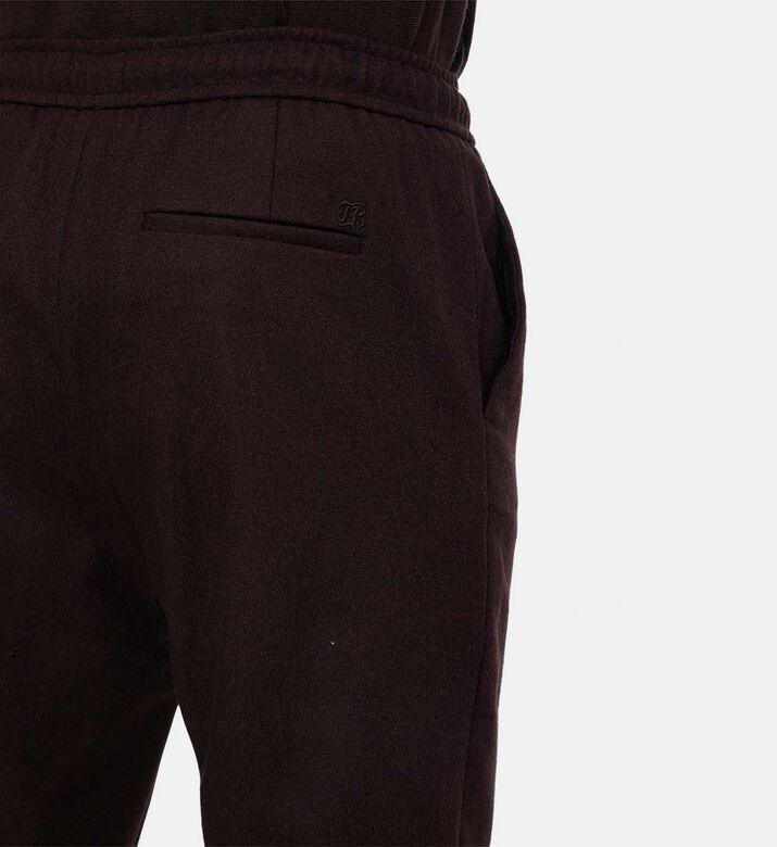 The Kooples Adjustable Waist Tapered Knit Sweatpants, Model View