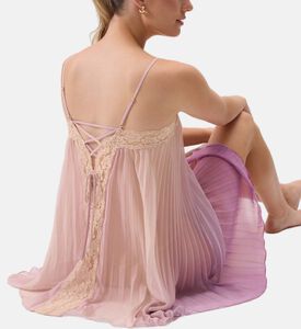 Rya Or Gradient Pleats-detail Chemise, Model View