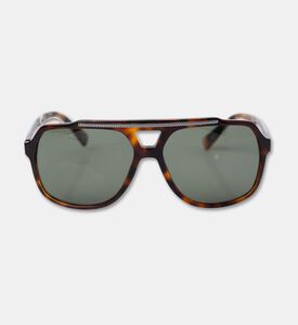 Dolce & Gabbana Tortoiseshell Pilot Shape Sunglasses 60, Packshot View