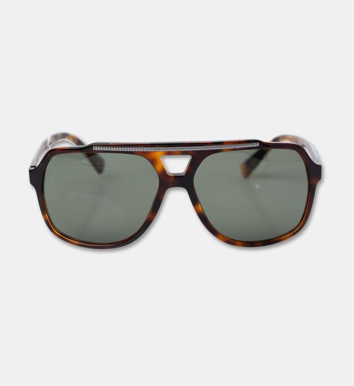 Dolce & Gabbana Tortoiseshell Pilot Shape Sunglasses 60, Packshot View