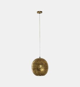 Home Deco and More Antique Brass Circle Pendant Lamp, Packshot View