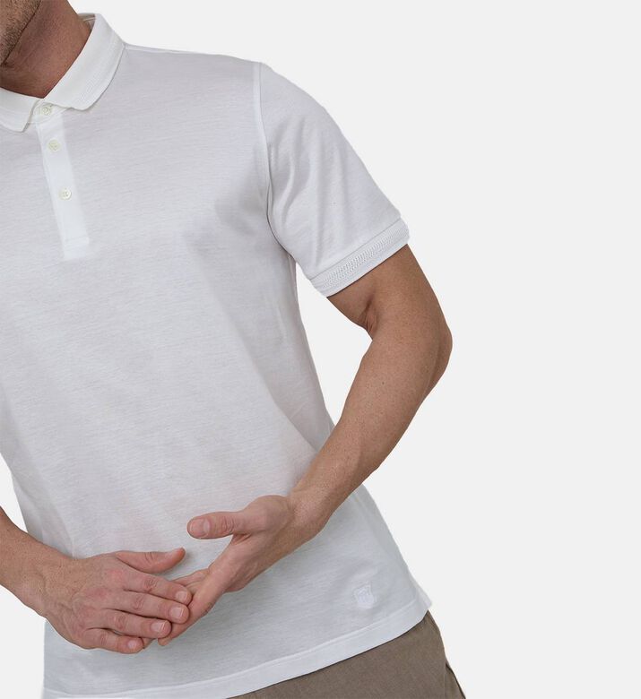 Short Sleeve Mercerised Polo