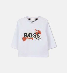 Front Logo-print Long-sleeve T-shirt