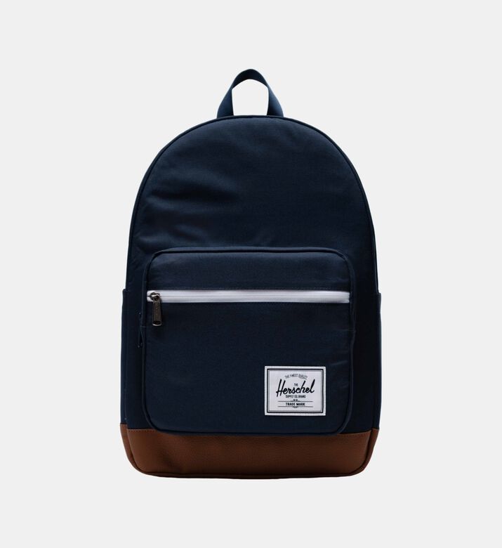 Raven Crosshatch Round-shape Classic Front Pocket Backpack