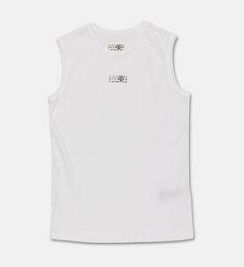 MM6 Logo-print Sleeveless T-shirt, Packshot View
