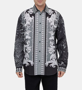 قميص بطبعة باروك حيوانية