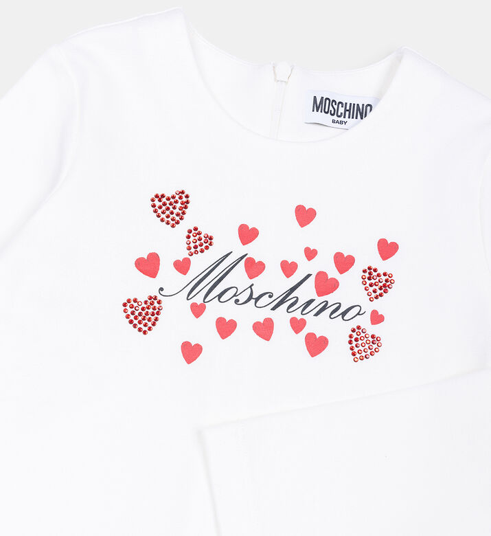 Little Hearts Logo Milano Rib Dress Little Hearts Logo Milano Rib Dress