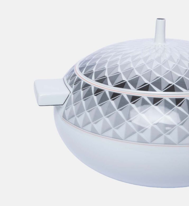 وعاء بغطاء بورسلين من مايا