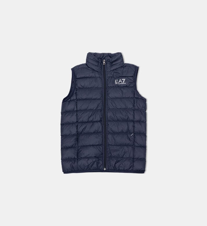 Zip-fastening Sleeveless Vest