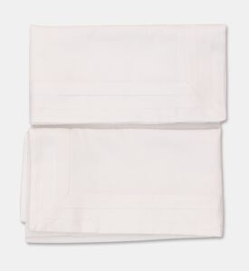 Philipp Plein Cotton Stripe Pattern Bed Set, White, 260x240-cm, Packshot View