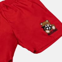 Teddy Bear Motif Swim Shorts