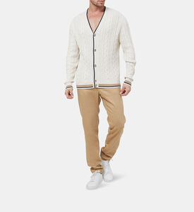 Ribbed Wool-cashmere Blend Cardigan