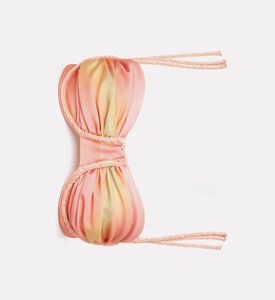 Baobab Lula Sunset-print Swim Top, Coral, S, Packshot View