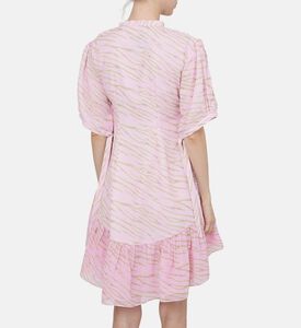 Zebra Layered V-shape Dress