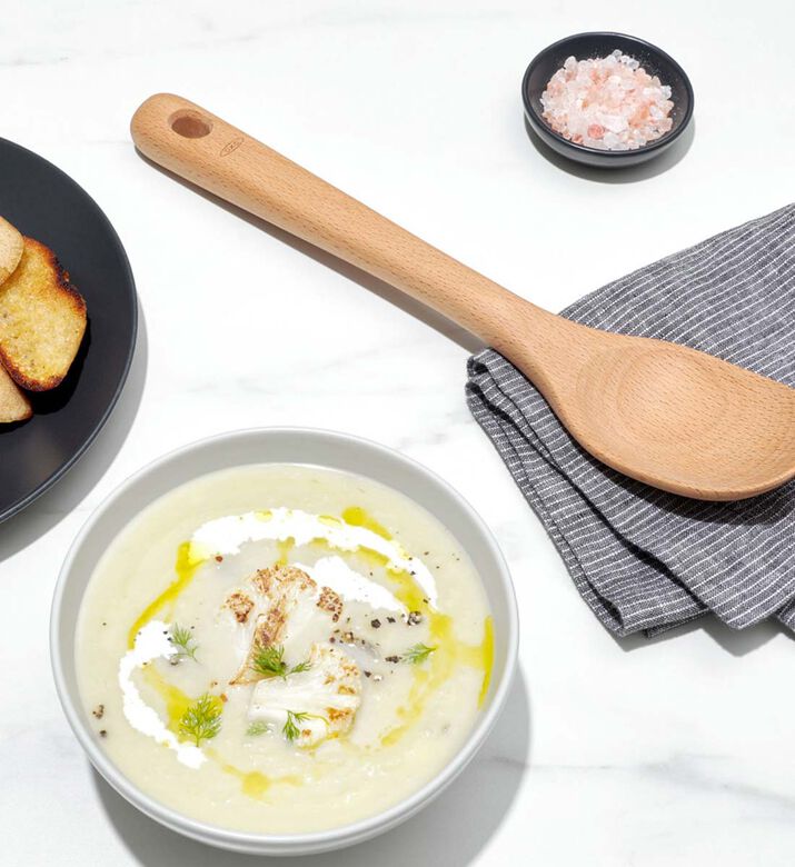 Oxo Versatile Beach Wood Large Spoon, Packshot View