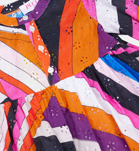 فستان قميص قطن بطبعة مارمو