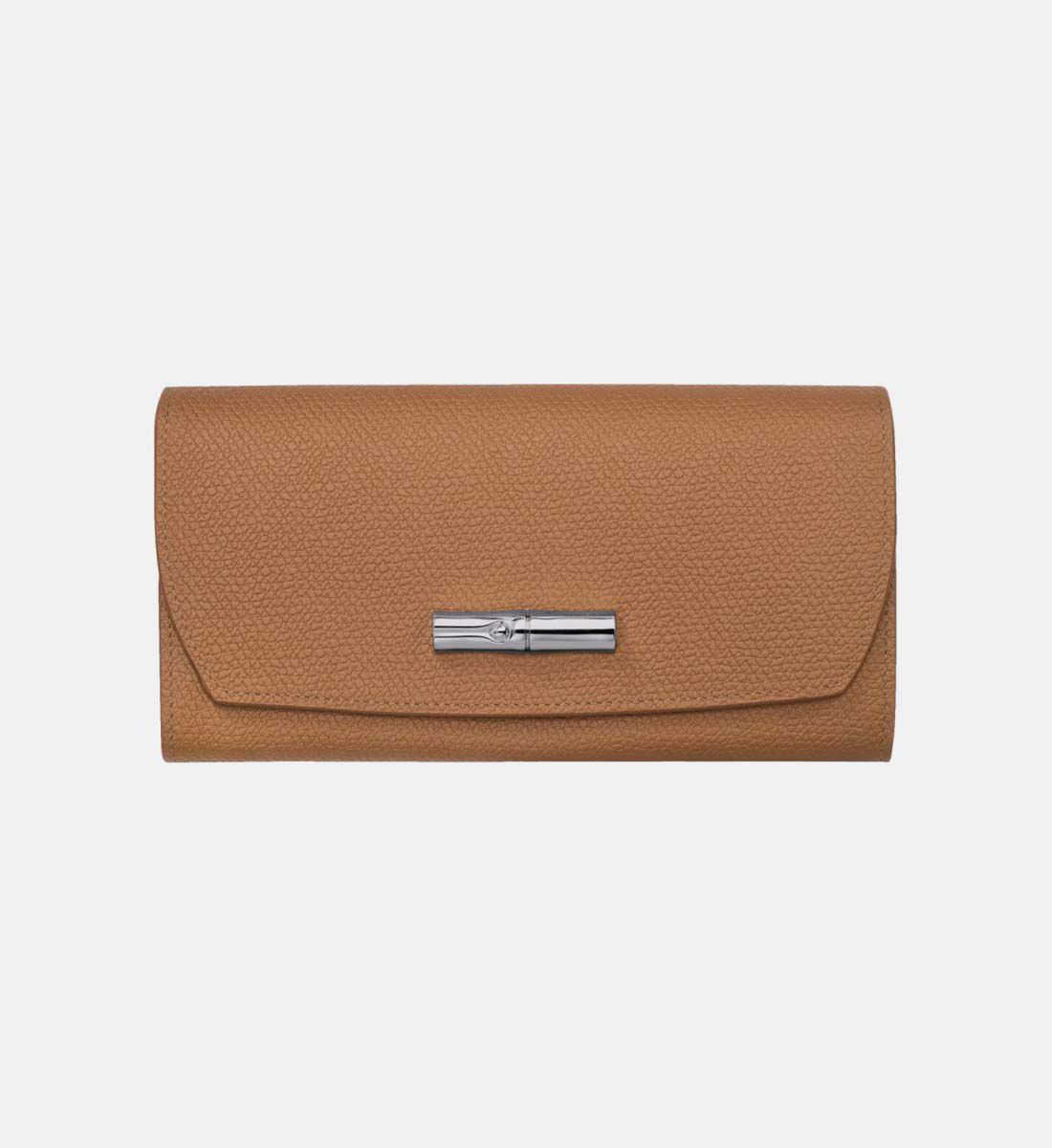 Longchamp le foulonne leather french wallet outlet