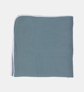 بطانية موسلين بزخرفة النعناع الدائرية