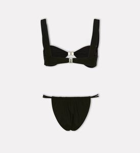 Reborn Dark Knit Two-piece Banded Bikini, Packshot View